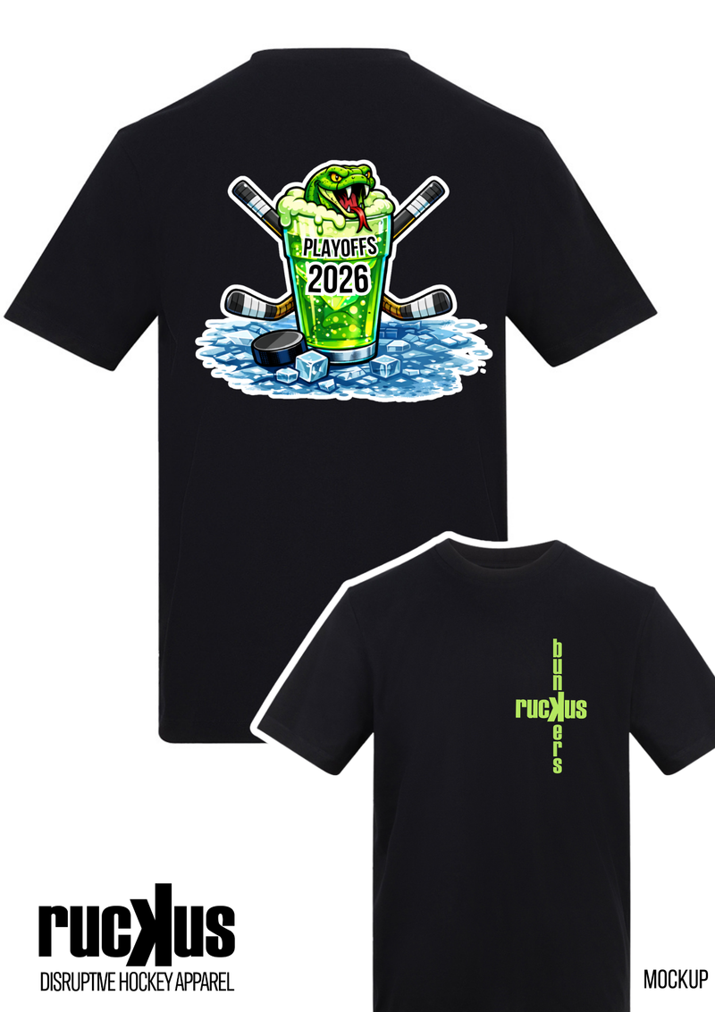 PREORDER - COLLECTION ONLY! VENOM T-shirt - Playoffs 2026 The Bunkers Hill X Ruckus